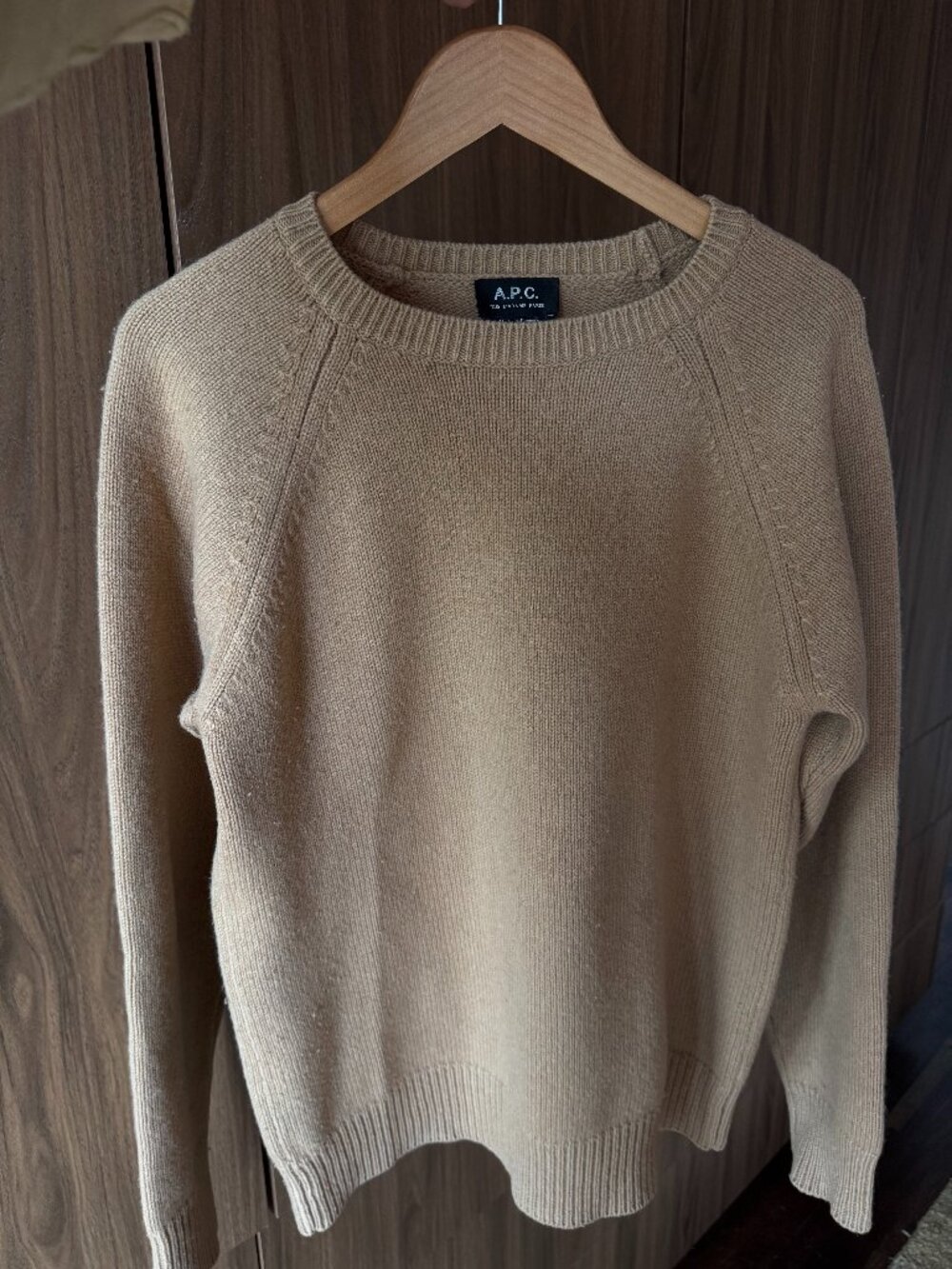 A.P.C. Beige/Cream Wool Sweater (L)